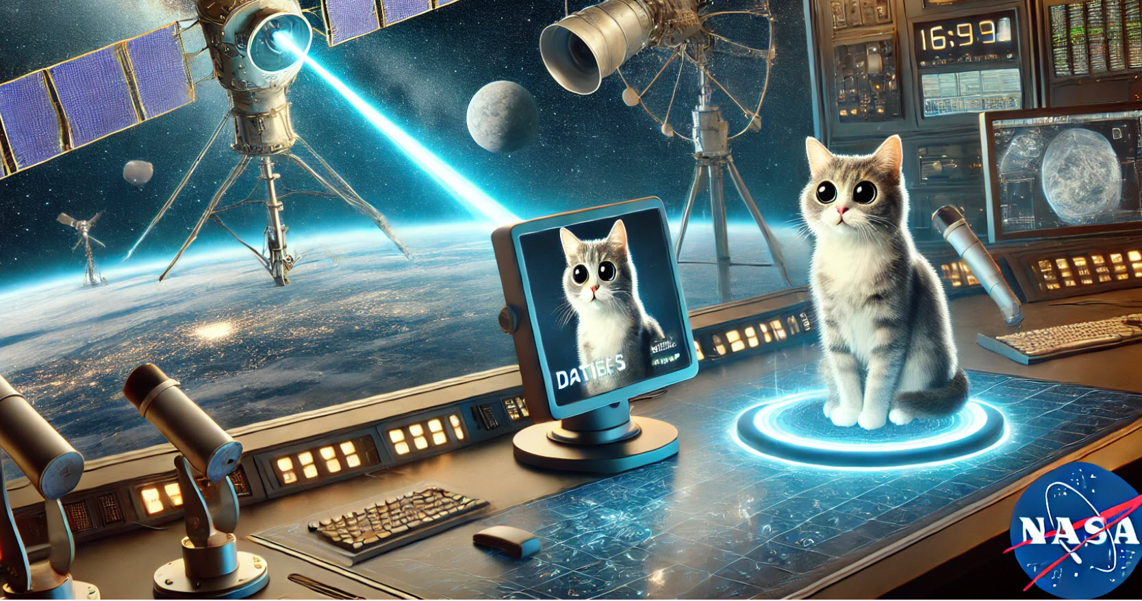 NASA Laser-Beams Cat Video to Earth From Deep Space