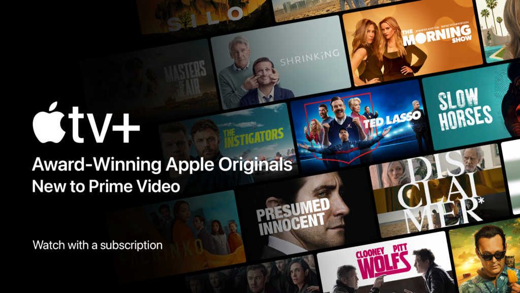 Subscribers Will Be Able to Watch Apple TV+ Content Directly Through Amazon Prime Video