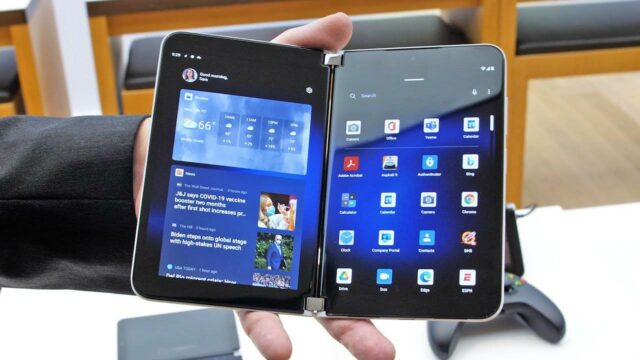 Foldable phone surprise from Microsoft with Windows and Android!