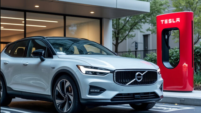 Volvo, Tesla, EV Charging, Supercharger Network, Electric Vehicles, NACS Standard, U.S. Market