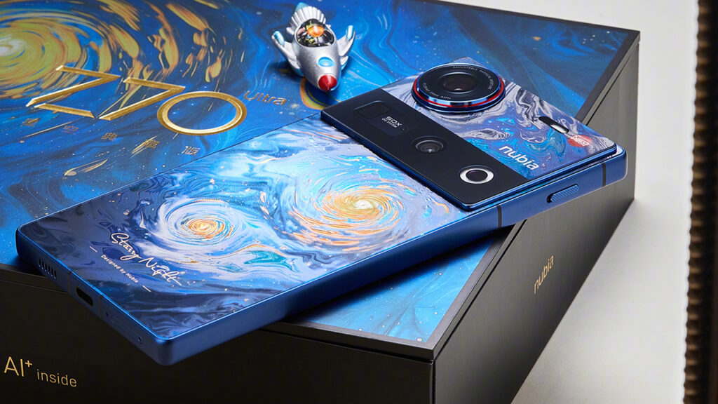 Nubia Z70 Ultra's impressive Van Gogh-inspired design announced