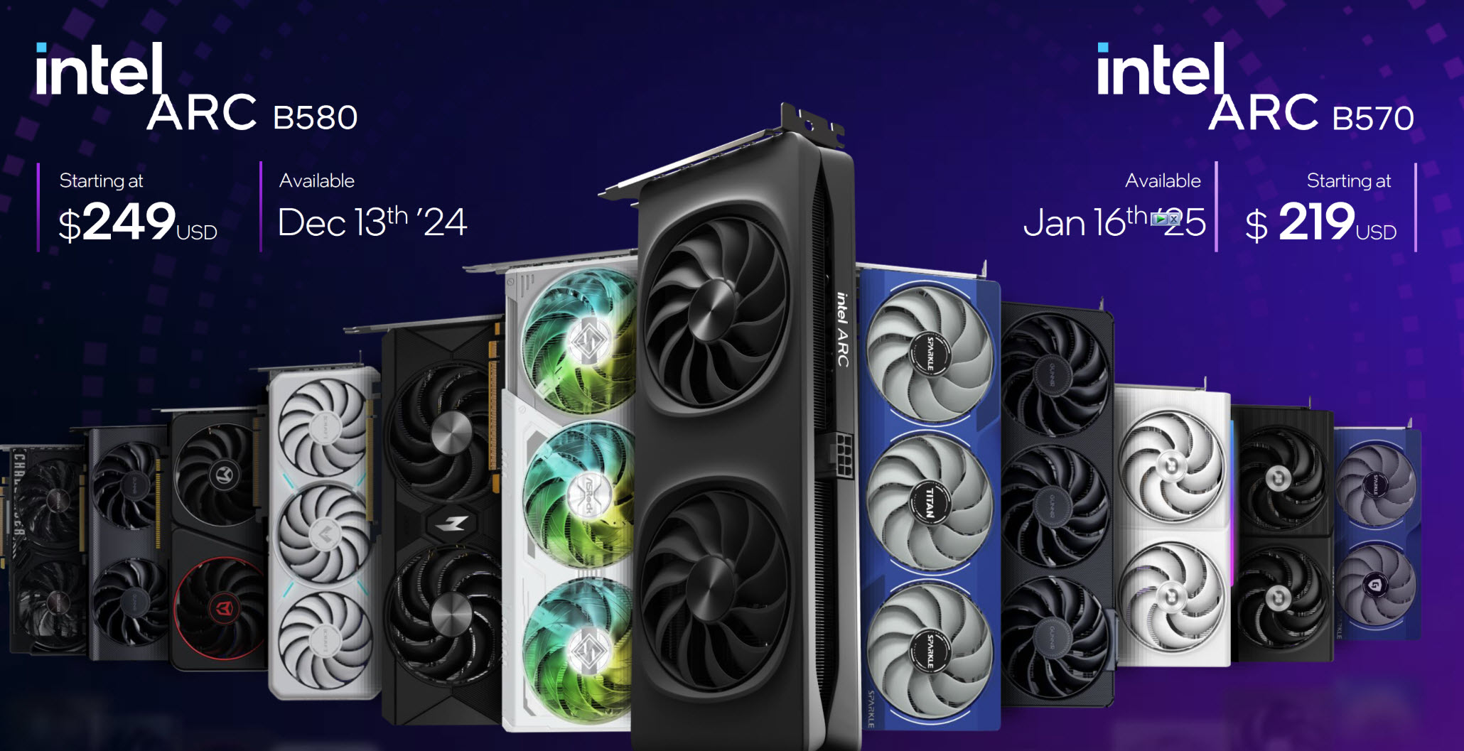 Intel Unveils Battlemage B580 and B570 GPUs!