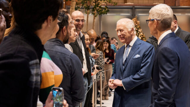 King Charles III Visits Apple!