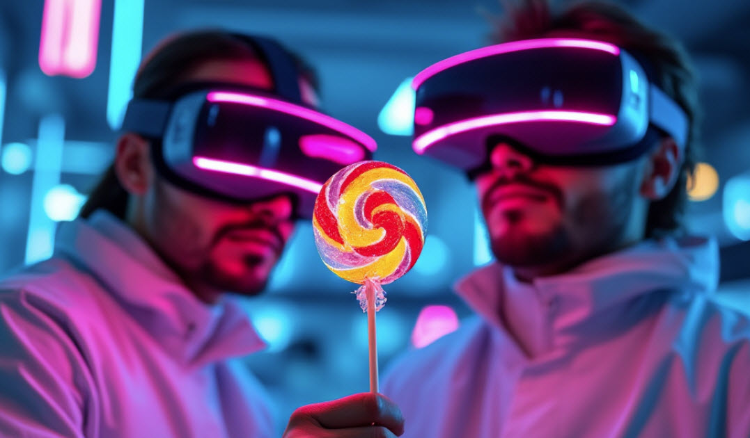 Virtual Flavor Lollipop Delivers Electric Taste Sensations