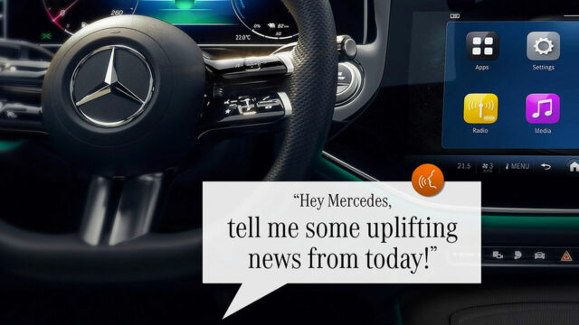 Hey Mercedes! Your Mercedes can now have a humanoid chat