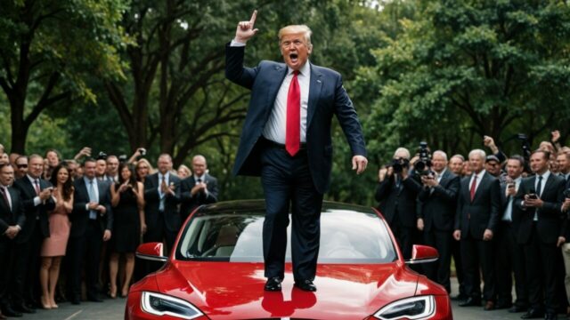 trump electric vehicle