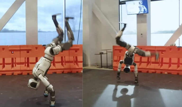 Atlas Robot stuns with gymnastics and dance moves!