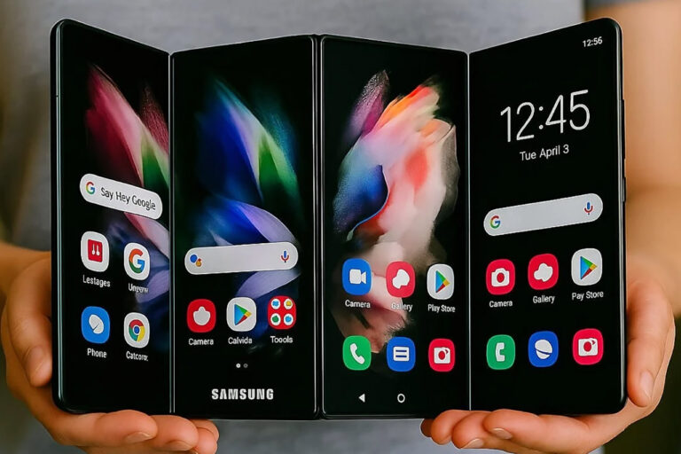 Samsung’s Galaxy Quad-Fold Smartphone Patent Leaks