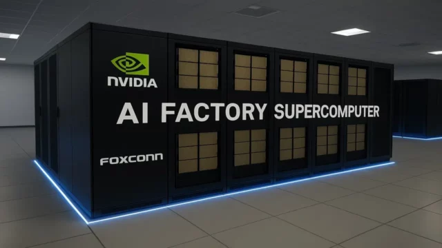 Nvidia and Foxconn developing a 10,000 GPU AI computer!