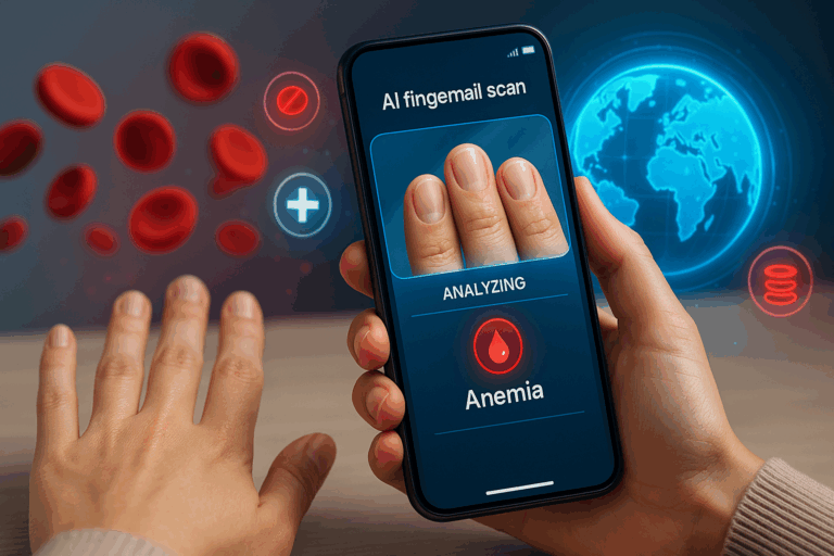 AI App Detects Anemia via Nail Selfie