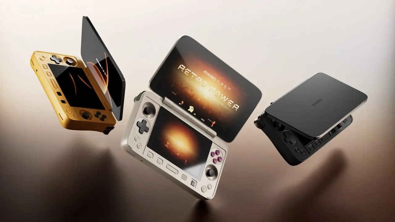 A dual-screen handheld console: AYANEO FLIP 1S DS