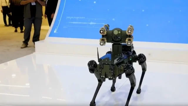ROKETSAN has developed a robot dog that can fire rockets.