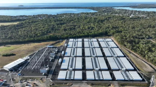 The powerful battery facility began operations in Australia