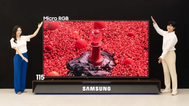 The world’s first Micro RGB television has been unveiled