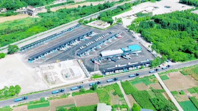 The world’s largest truck charging station has opened