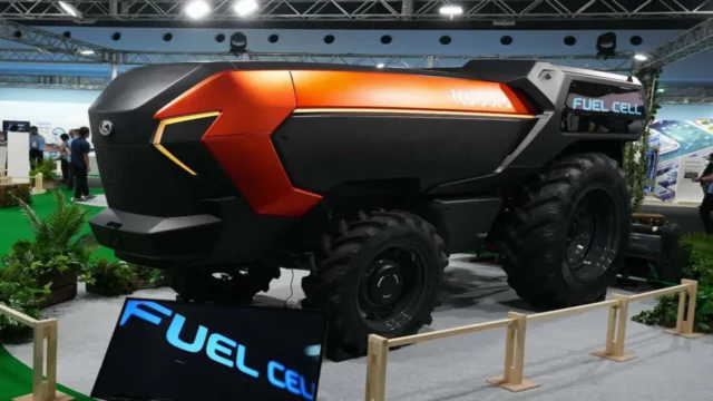The Japanese have developed a driverless tractor