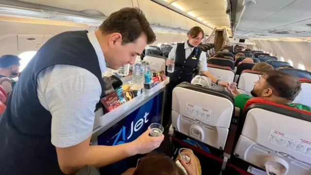 Complimentary water is coming to domestic flights!