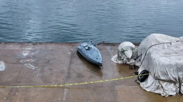 Fishermen from Trabzon caught a Ukrainian drone