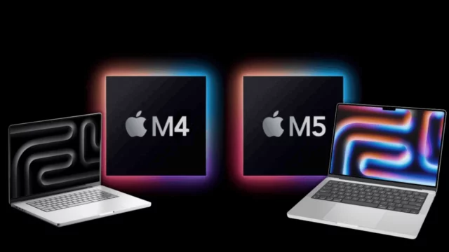 M5 chip performance surpasses M4