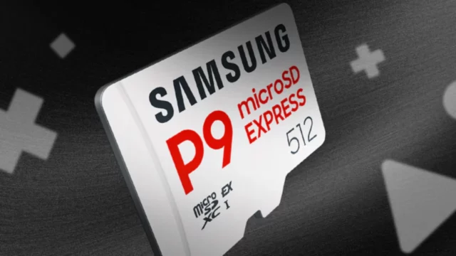 The fastest SD card, the Samsung P9 Express, introduced
