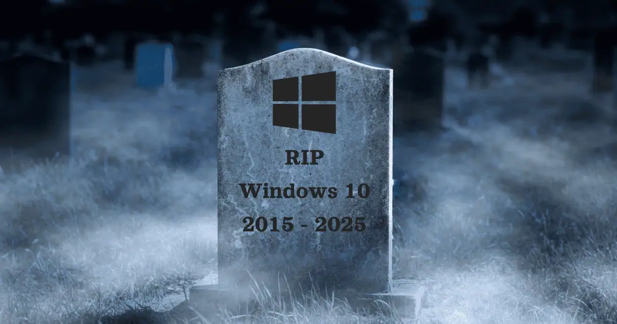 Windows 10 support ending: The end of an era