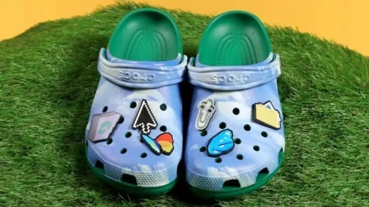 Windows XP-themed Crocs have been designed!