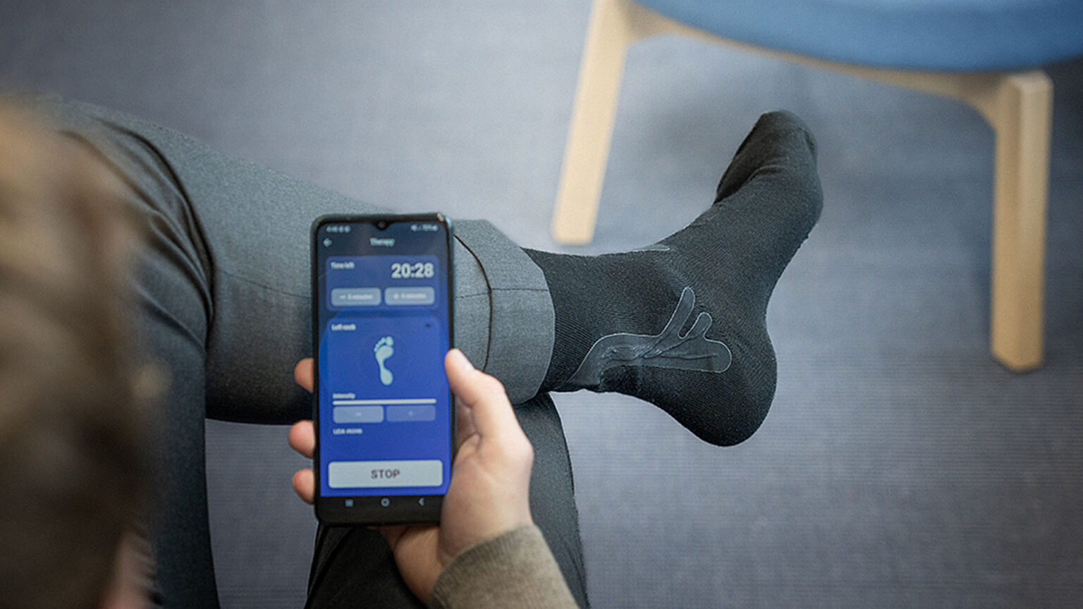 Smart socks for diabetes will prevent loss of sensation