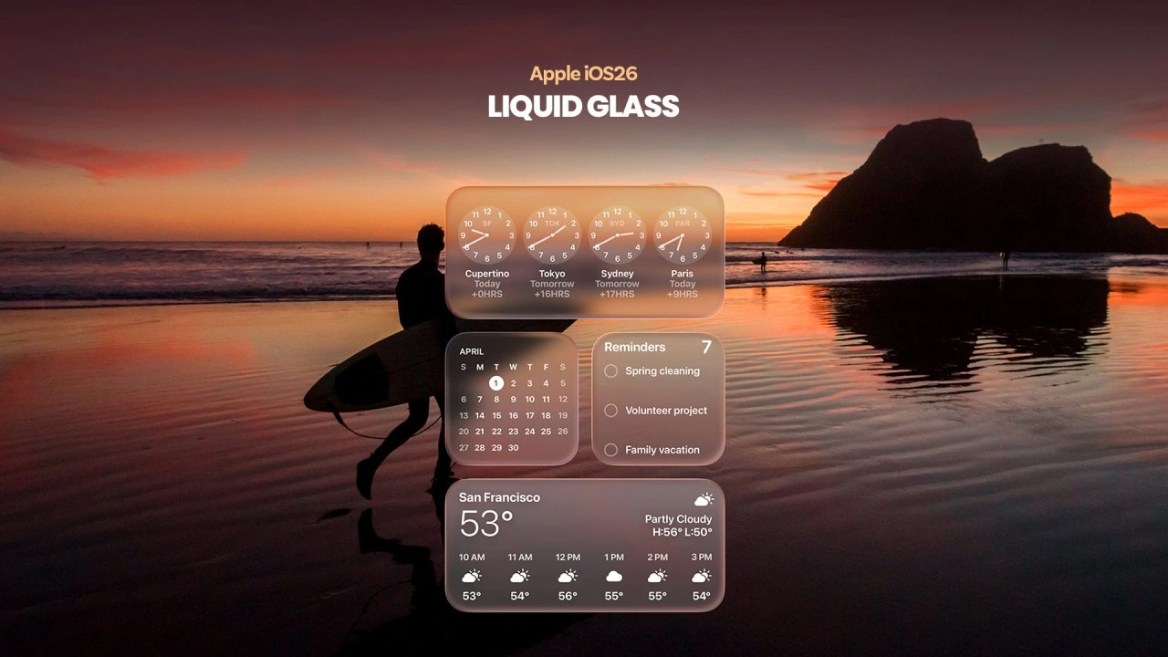 iOS 26 Liquid Glass design is changing