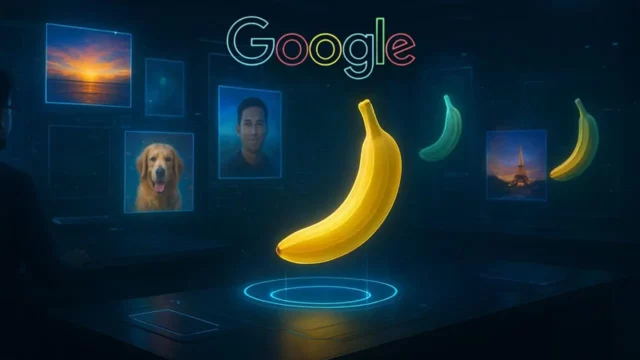 Nano Banana integrates with Google services
