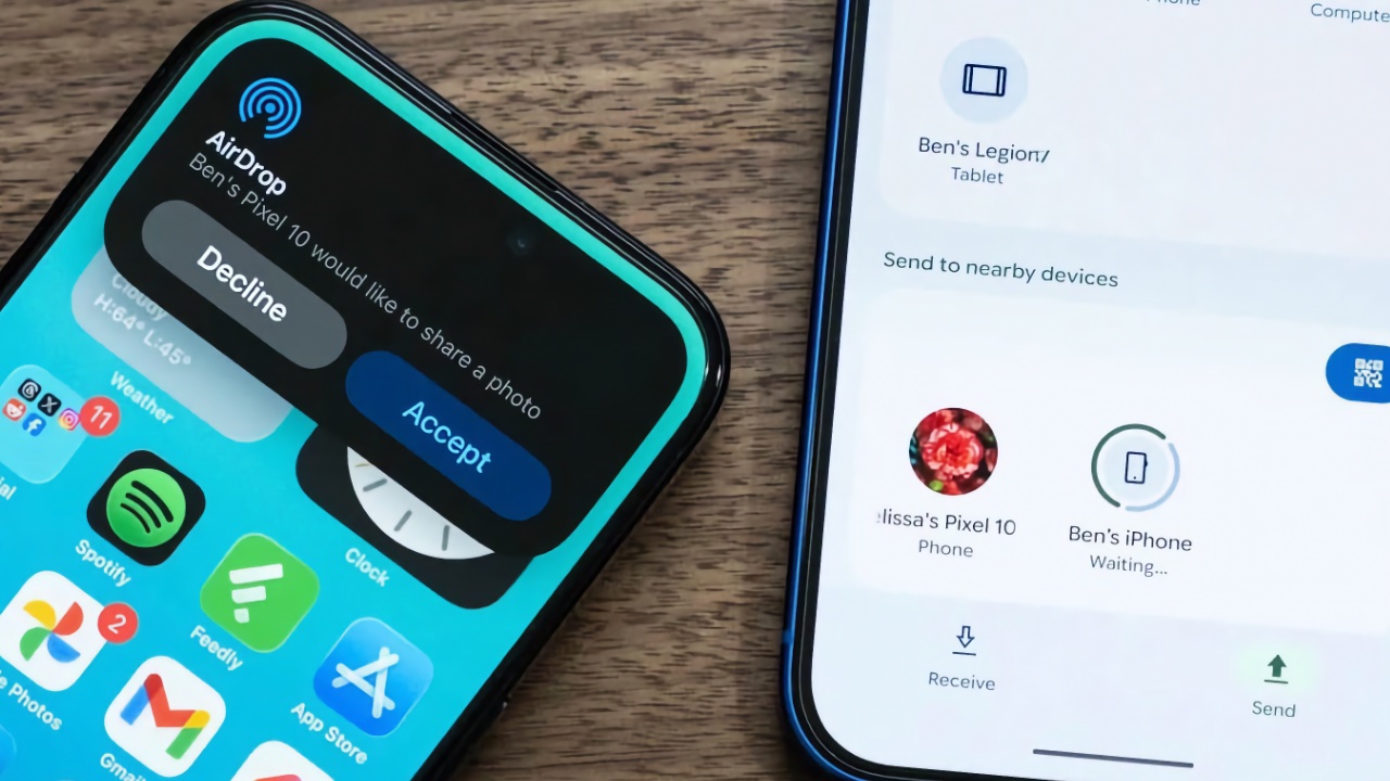 The first fruit of the Apple-Google deal: AirDrop