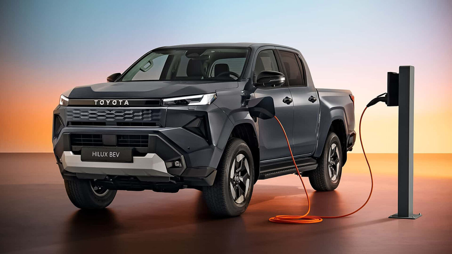 The new Toyota Hilux unveiled with an electric version