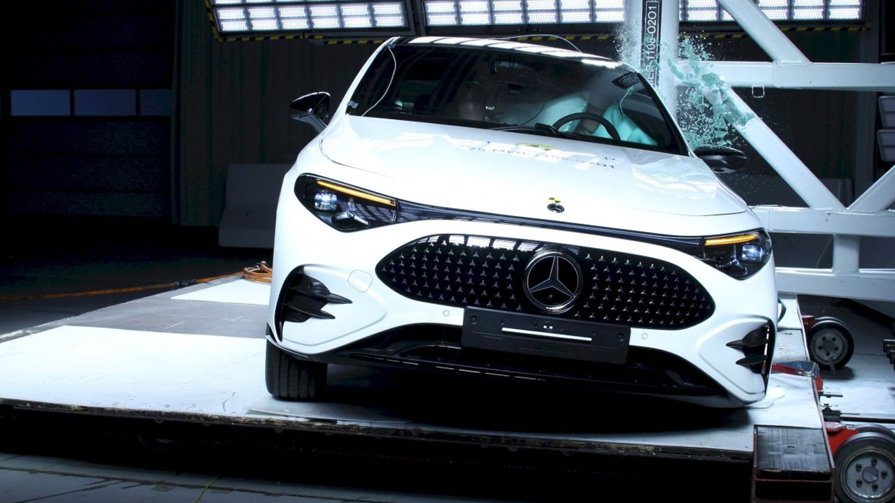 Mercedes CLA EQ Tops the Scores in Euro NCAP Tests!