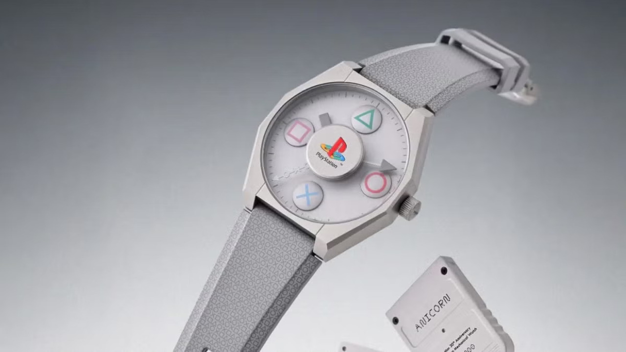 A PlayStation-themed watch has been designed!
