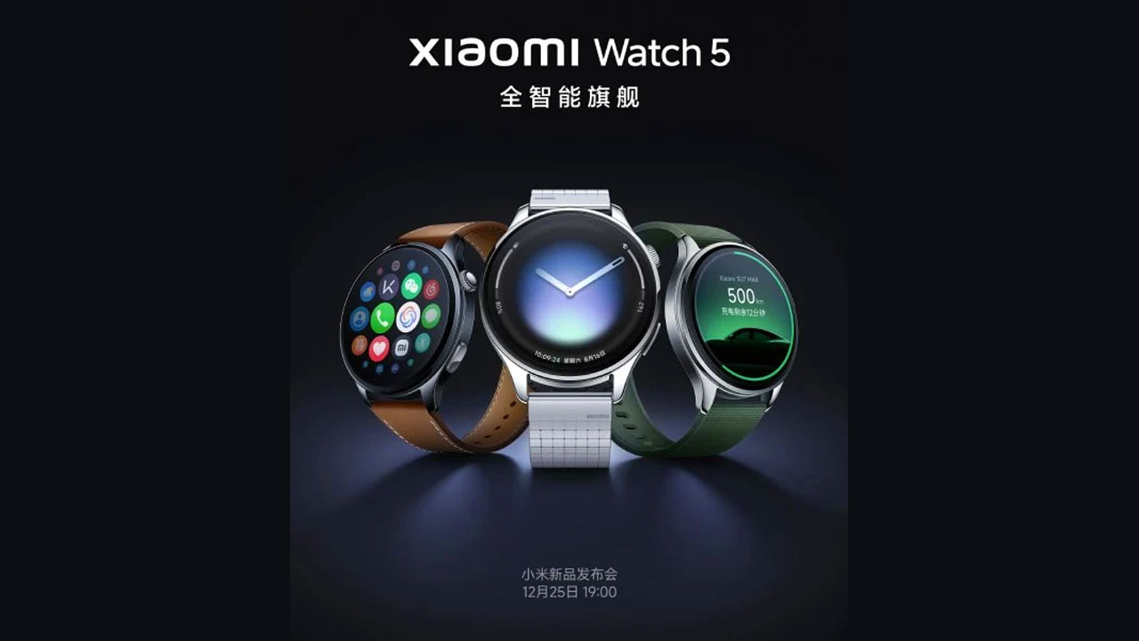 Xiaomi Watch 5 Specifications Leaked: Revolutionary Sensor!