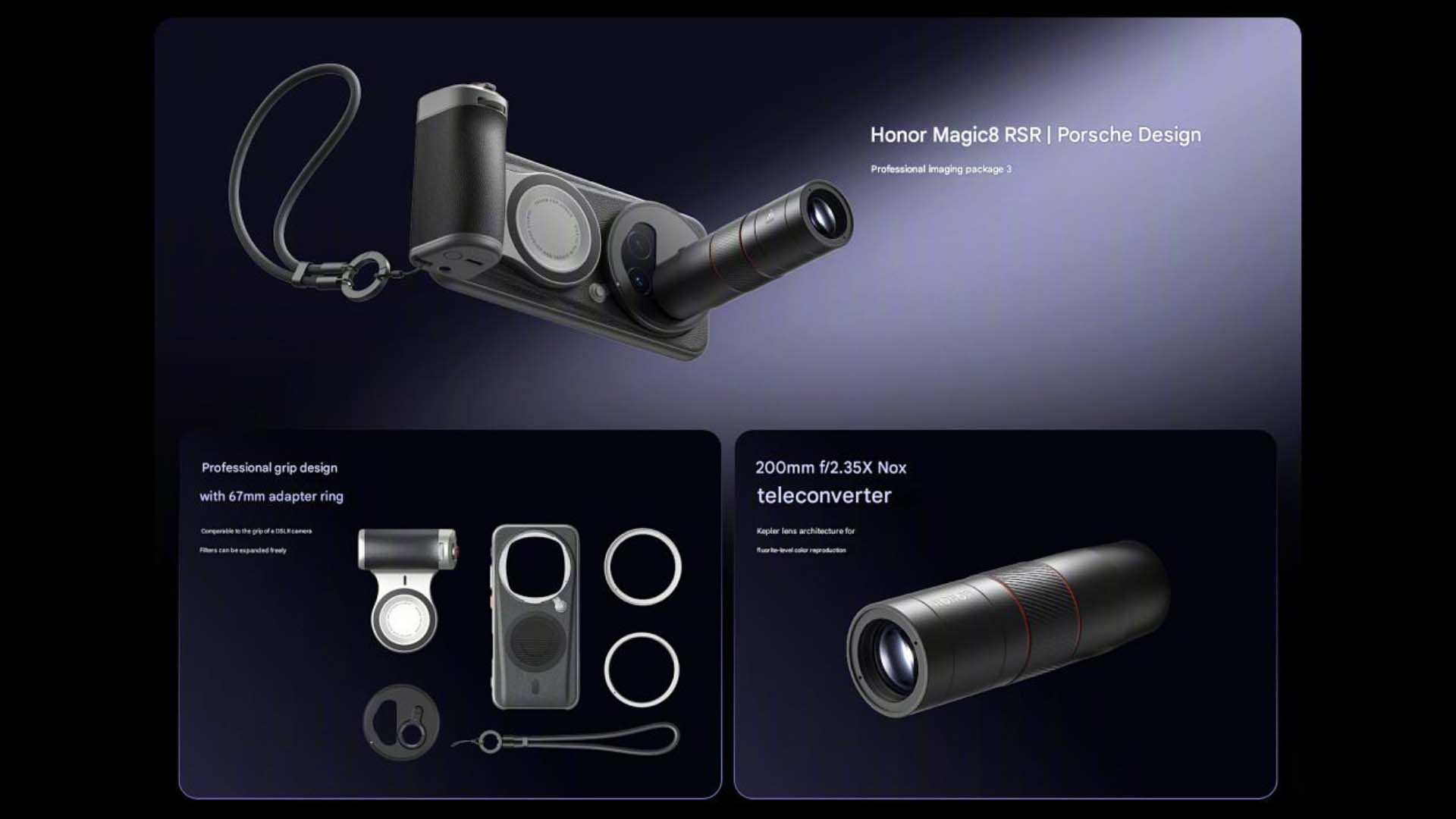 Honor Magic 8 RSR Porsche Design Rear Camera Module