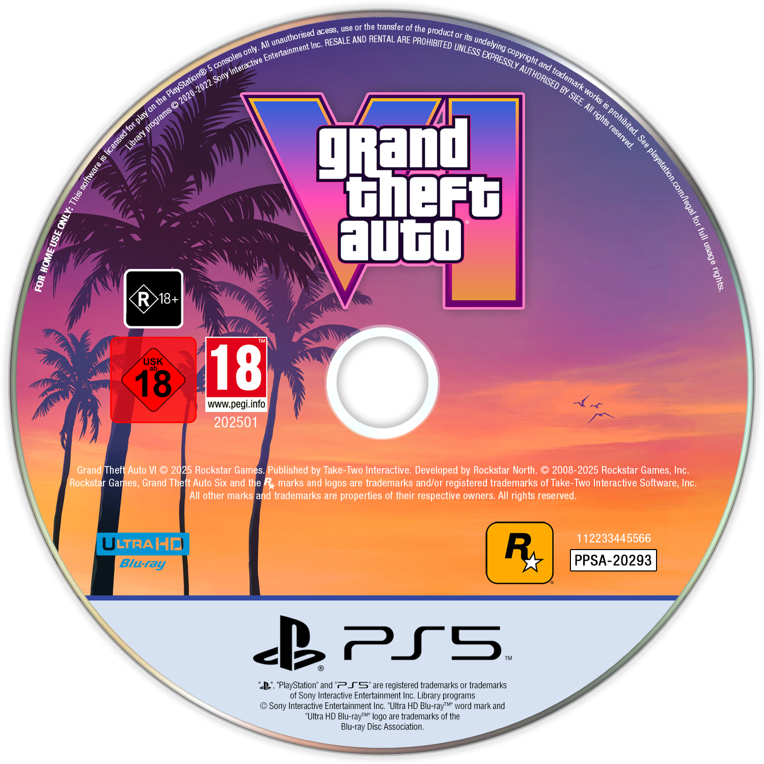 GTA 6 Physical Disc Version