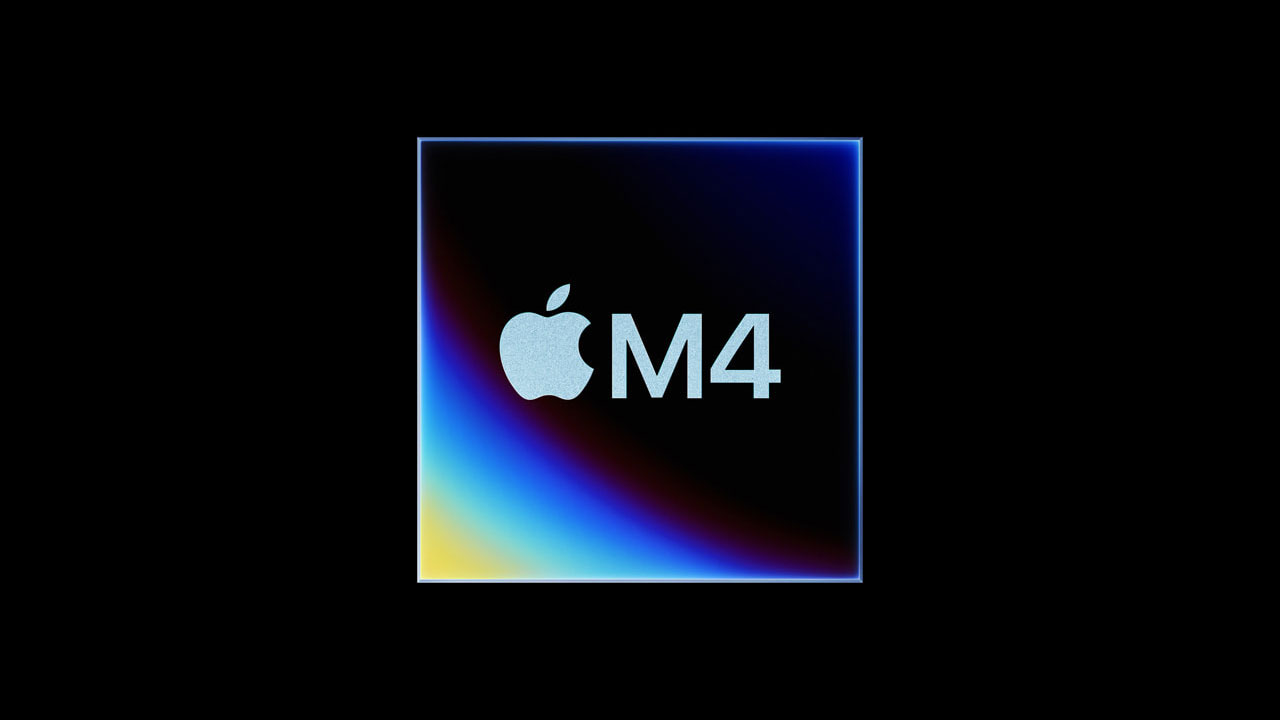 Apple M4 chip displayed on a MacBook screen during a gaming session.
