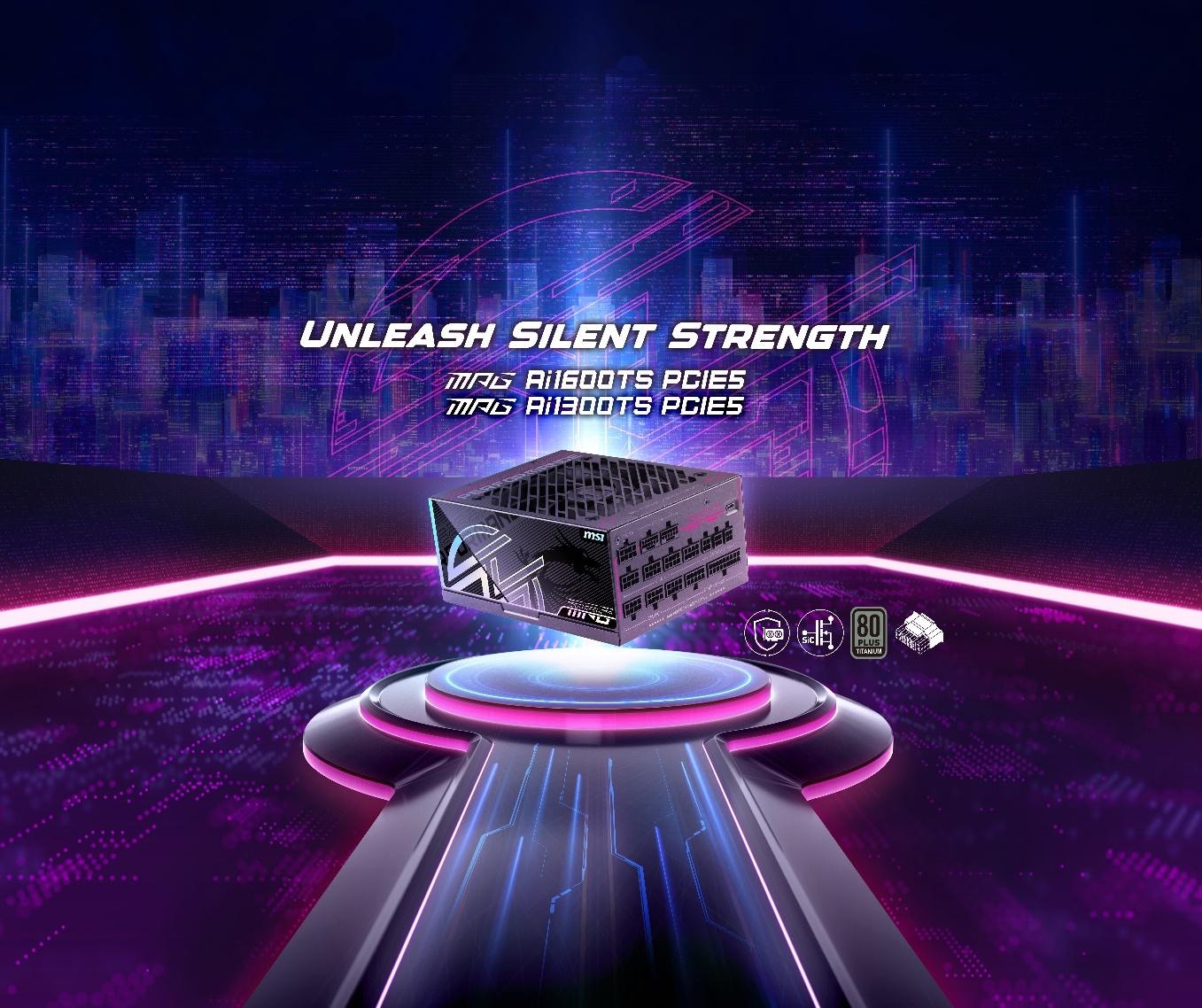 MSI MPG Ai1600TS PCIE5 Power Supply