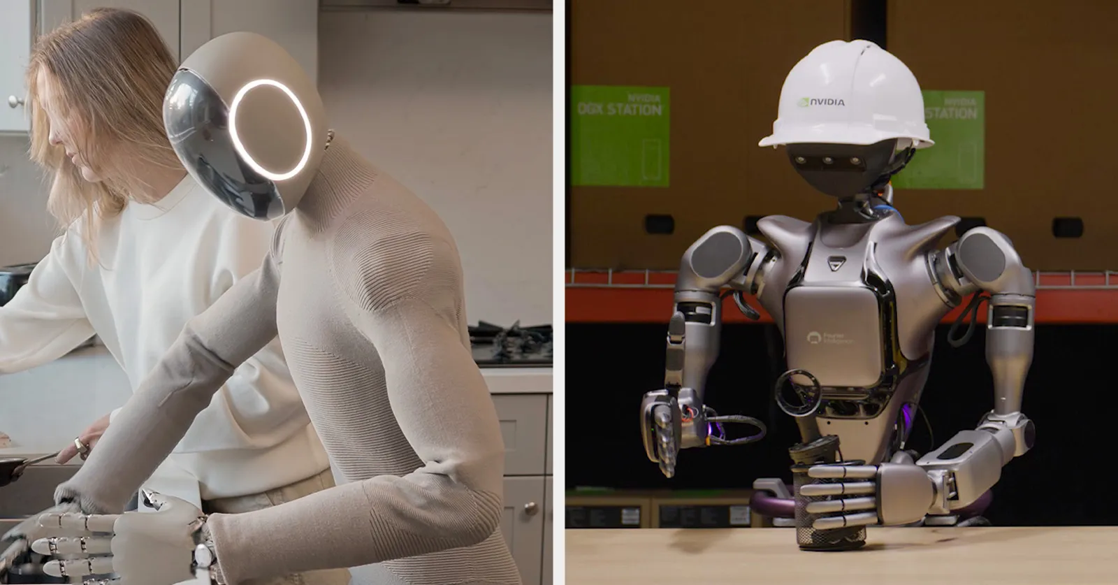 Diagram showing Nvidia's AI platform for robotics