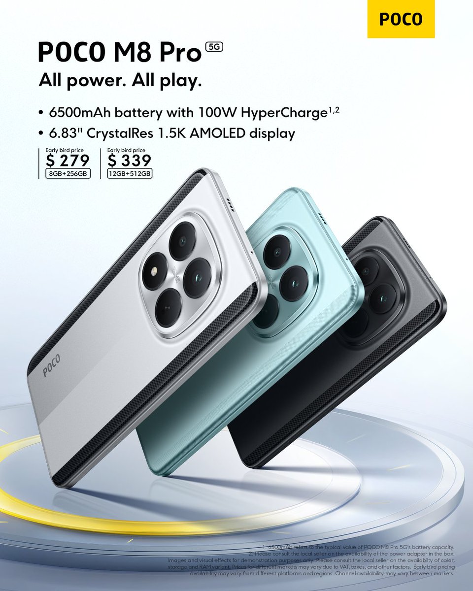 POCO M8 Pro design and features