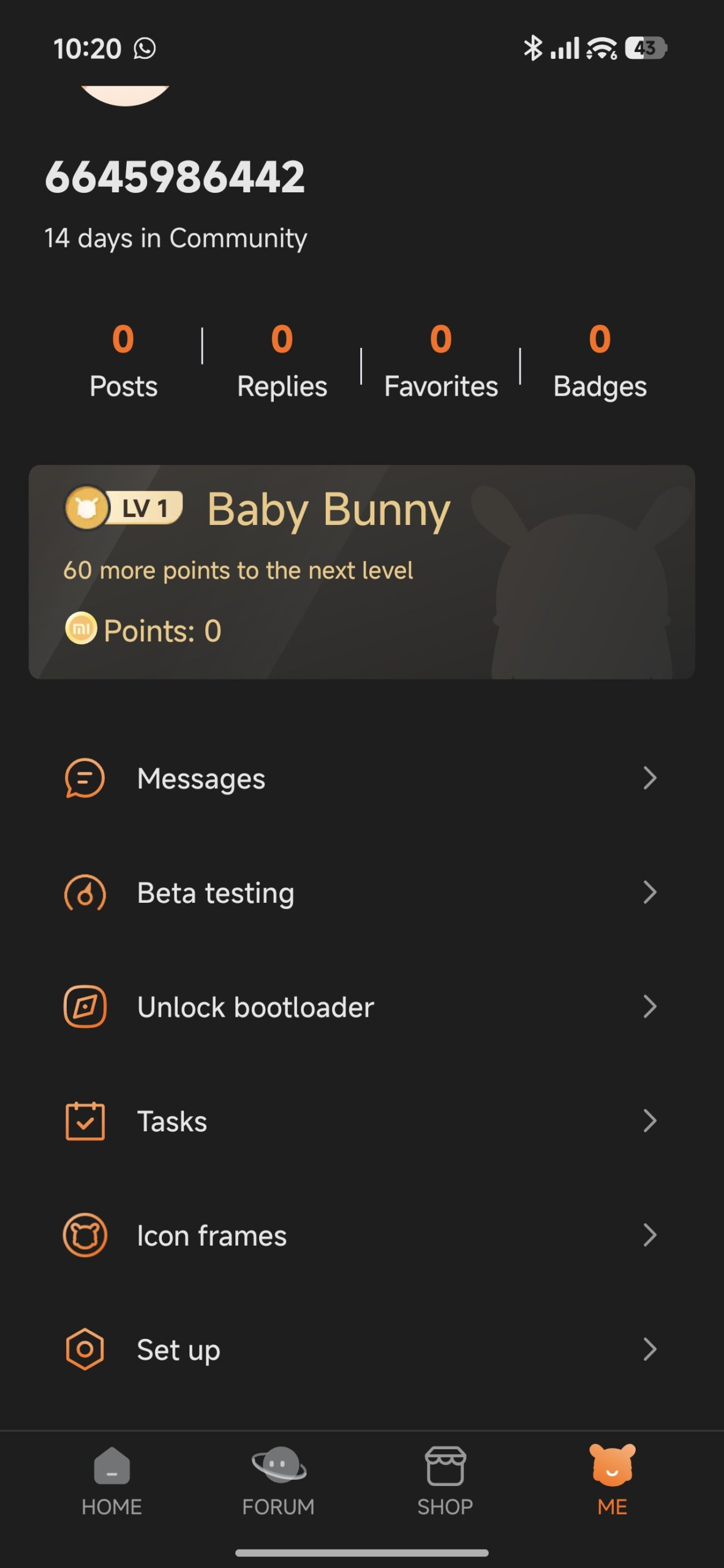 Xiaomi Developer Options settings screen