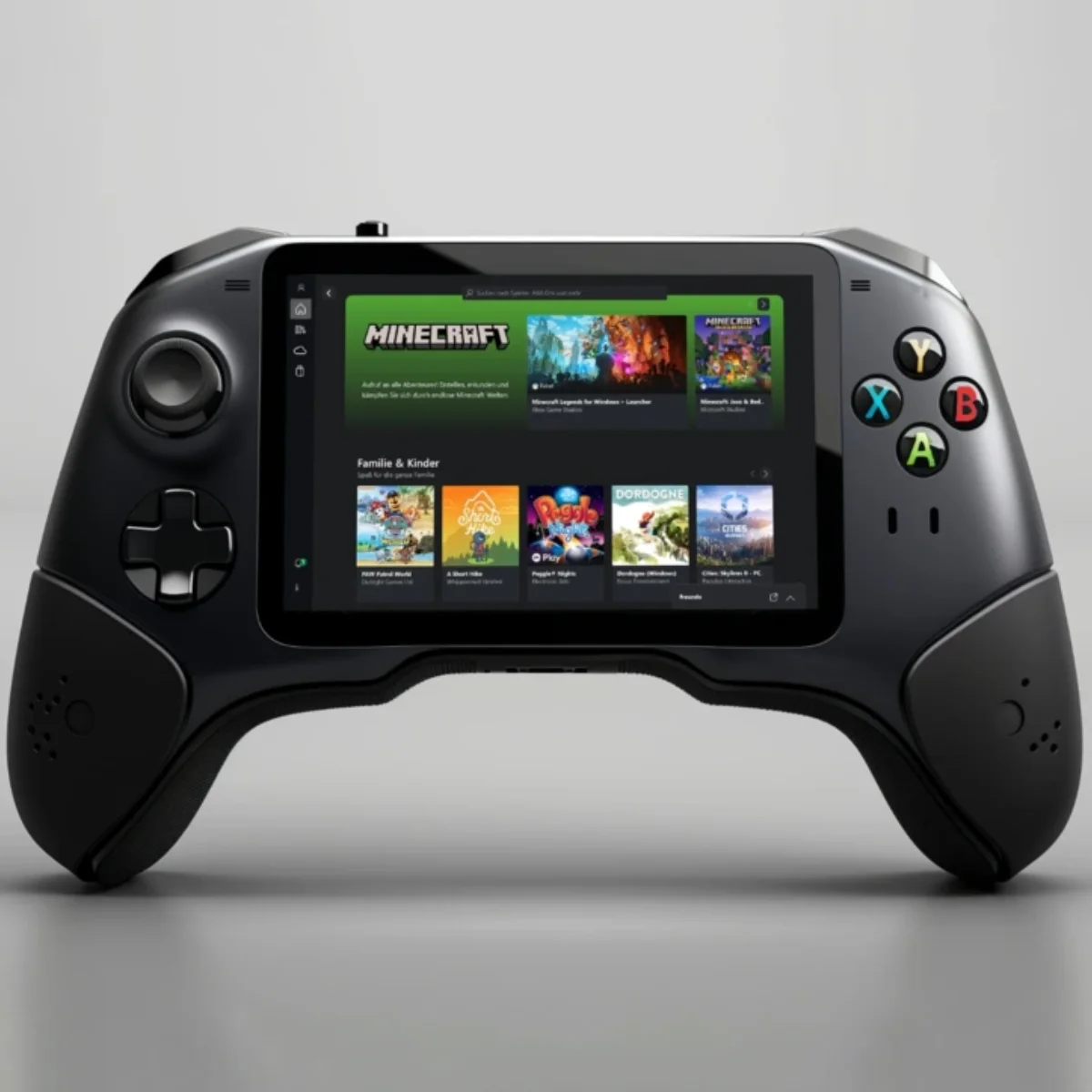 A futuristic concept of the next-generation Xbox console