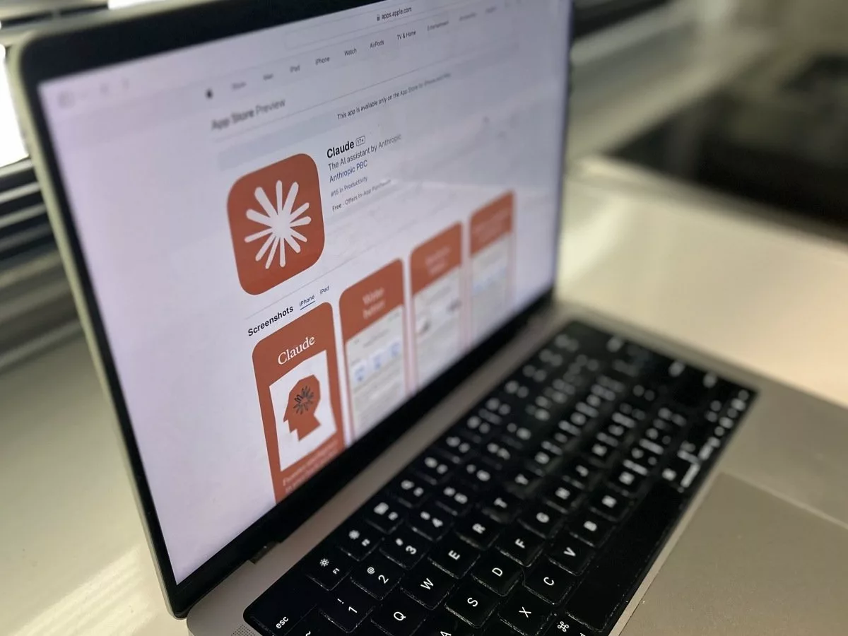 A conceptual image of AI development and competition.