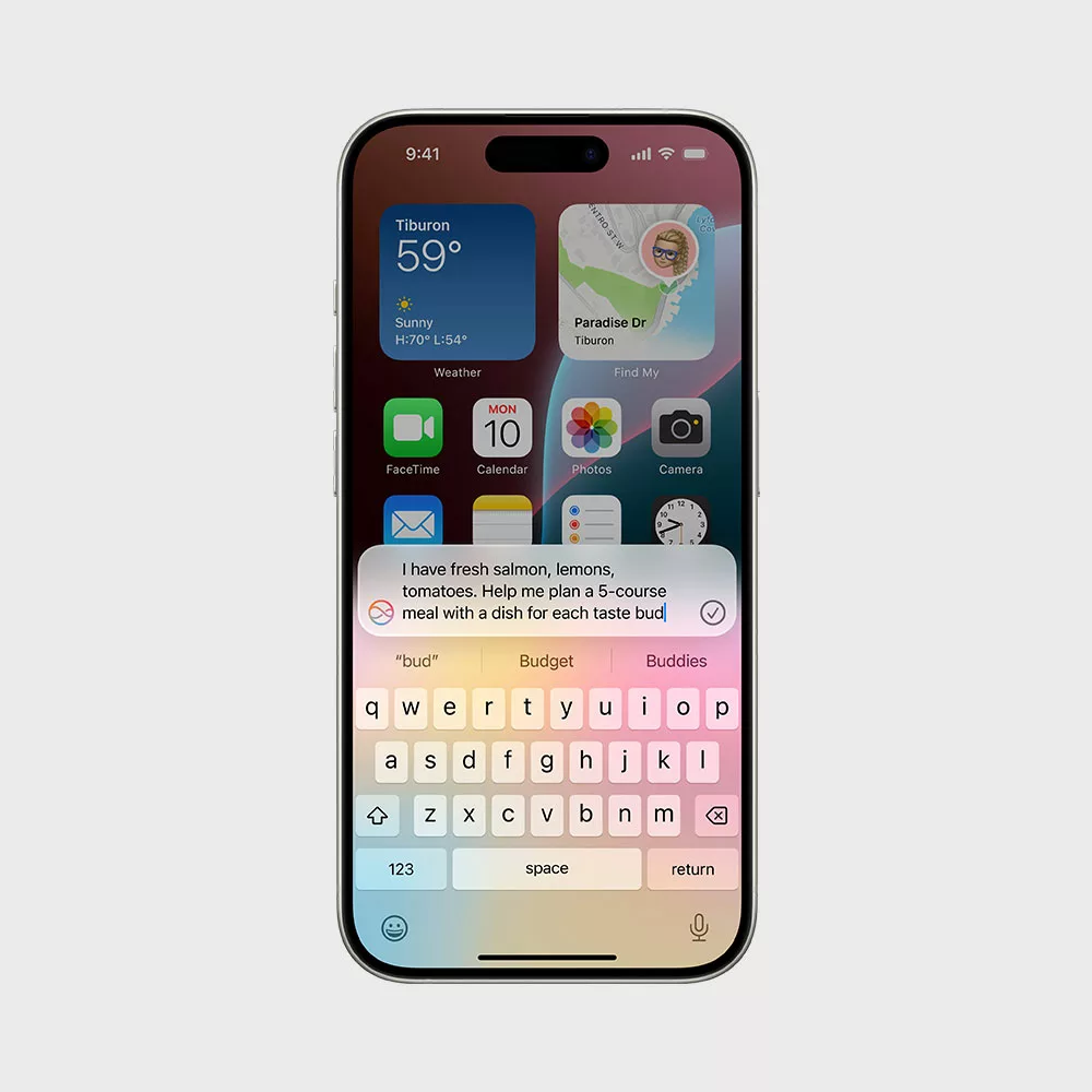 Concept art of Apple's AI-powered services and devices