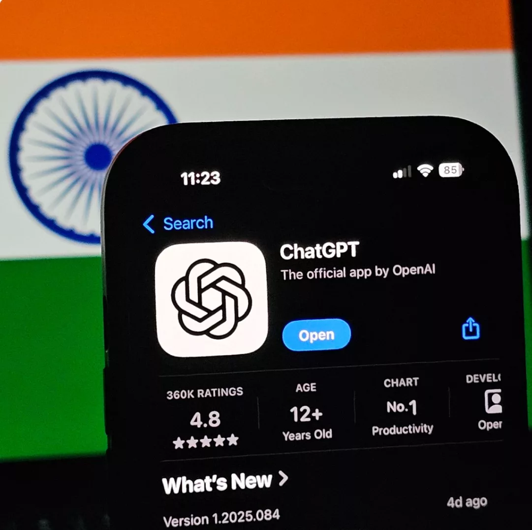 ChatGPT Users in India Hit a Staggering 100 Million