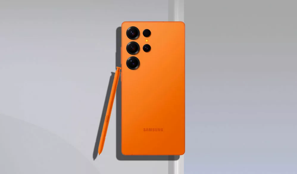 Close-up of the Galaxy S26 Ultra camera system