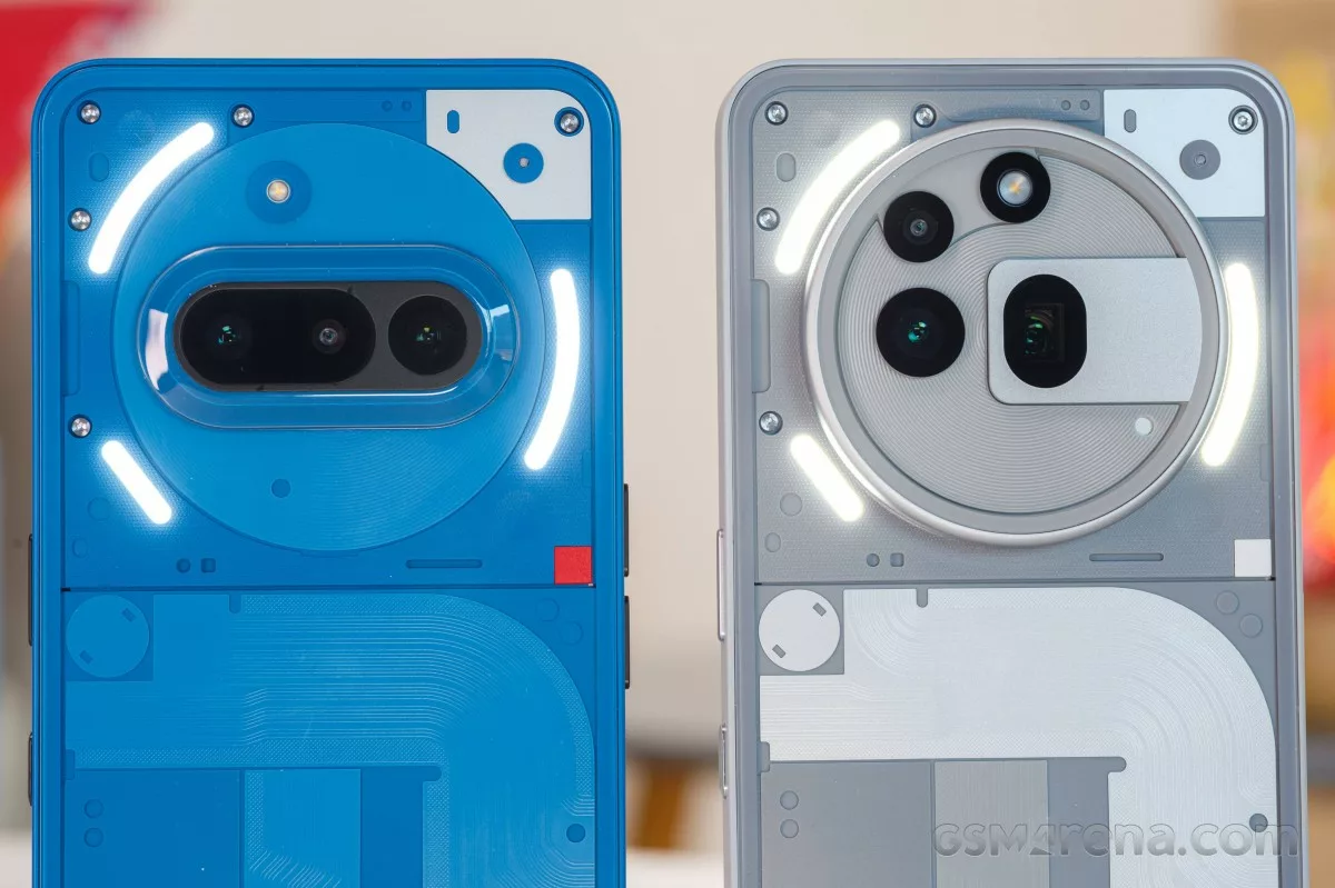 Leaked render of the Nothing Phone (4a) and Phone (4a) Pro