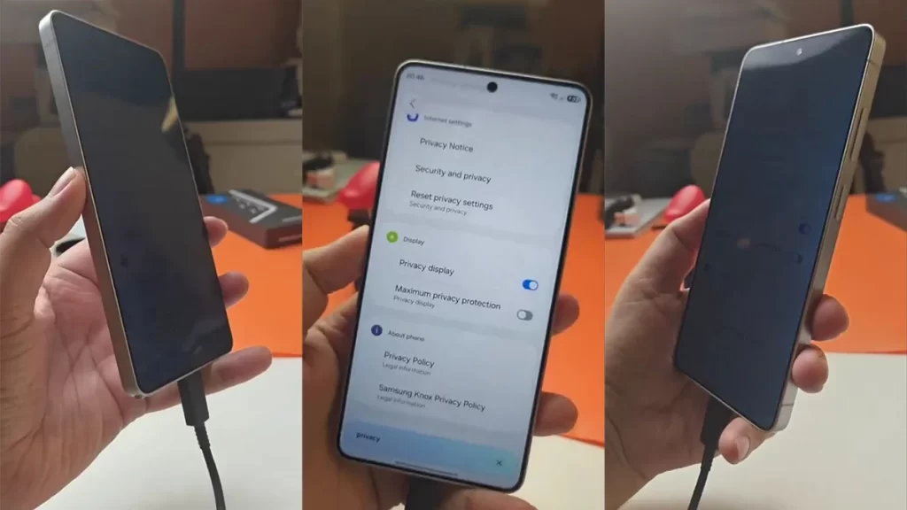 Galaxy S26 Ultra Privacy Screen feature