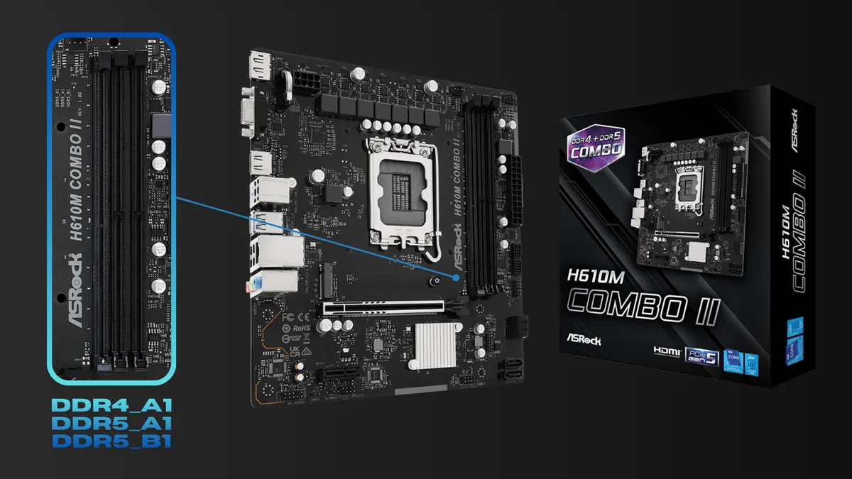 ASRock Unveils New Motherboard Supporting Both DDR4 and DDR5