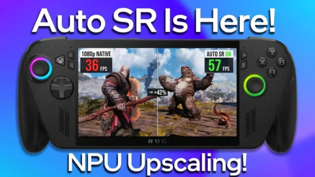 Windows 11 Auto SR Feature Boosts Handheld Gaming Performance